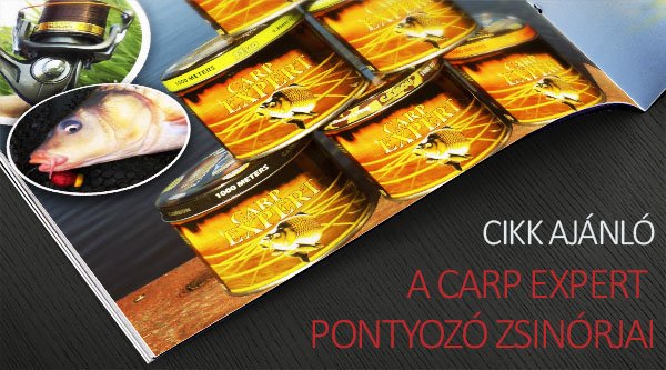 A CARP EXPERT PONTYOZÓ ZSINÓRJAI